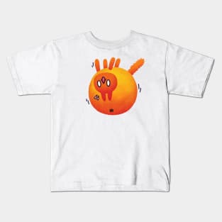 Blood Orange Cat Kids T-Shirt